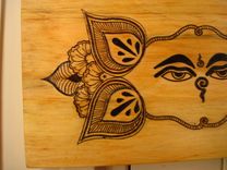 Buddha Wisdom Eyes Hanging Sign 3 small