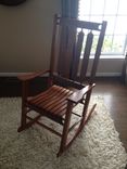 Class Rocking Chair Shown In Mahogany 1 small