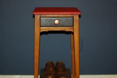 Maple Nightstand Chalk Painted 1 small