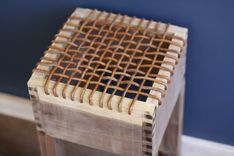 Stout Stool In Black Walnut And Leather 3 small