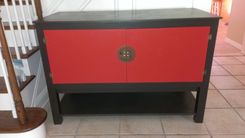 Modern Oriental Entryway Console Cabinet 1 small