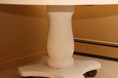Reclaimed Pine Circular Kitchen Table 2 small