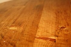 Reclaimed Pine Circular Kitchen Table 3 small