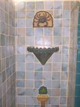 Bathroom/ Niche Ceramic Tile Mosaic Accents, Interior Design 3 small