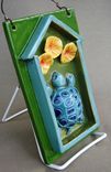Desert Tortoise And Flowers Ceramic House Plaque 5 small
