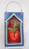 Heart Bud Ceramic House Plaque 1 small