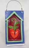 Heart Bud Ceramic House Plaque 2 small
