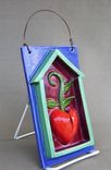 Heart Bud Ceramic House Plaque 4 small