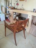 Maloof Inspired Low Back Walnut Chair 2 small