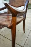 Maloof Inspired Low Back Walnut Chair 3 small