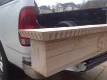 Solid Oak Mantel 1 small