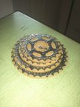 Bicycle Art, Bicycle Accessory, Bicycle Gear Coasters, Bicycle Gift, Bicycle Wedding, Cork Coaster 2 small