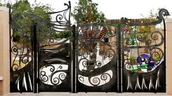 Bywater Art Loft Sculpture Garden Gates 1 small