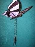 Flying Butterfly Mobile In Stained Glass 3 small