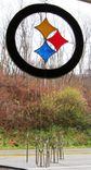 Steelers Custom Stained Glass Sun Catcher- With 6 Super Bowl Trophies +1 To Add This Year- 3 small