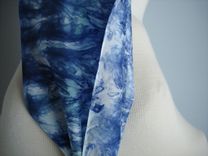 Hand Dyed Silk Scarf 2 small