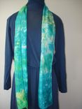 Hand Dyed Silk Scarf 2 small