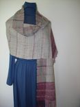 Hand Woven Danish Medallion And Leno Shawl 2 small