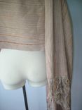 Hand Woven Shawl - Peaches & Cream 2 small