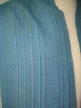 Hand Woven Azure Blue Silk/Bamboo Scarf 4 small