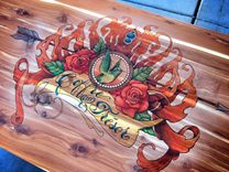 Custom Pyrography Art On Wood 1 small