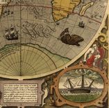 1595 Hondius Map Of The World 3 small