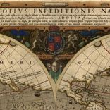 1595 Hondius Map Of The World 4 small