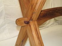 Cherry Trestle Dining Table 6 small