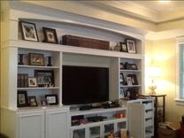 Matching Entertainment Center & Office Workstation 1 small