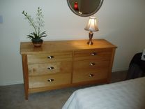 Dresser, 6 Drawers - Pine 4 small
