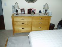 Dresser, 6 Drawers - Pine 5 small
