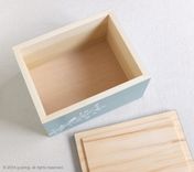 Custom Wooden Box – Keepsake Box, Jewelry Box, Mementos, Wedding, Photo Box 2 small