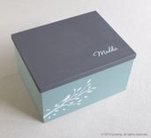 Custom Wooden Box – Keepsake Box, Jewelry Box, Mementos, Wedding, Photo Box 1 small