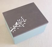 Jewelry Box - Wooden Box - Keepsake Box, Necklace Box, Wedding Box, Wood Jewelry Box, Photo Box 2 small