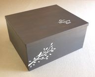Wedding Keepsake Box: Wooden Box, Wedding Box, Keepsake Box, Jewelry Box, Wedding, Photo Box 1 small