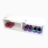 Eco-Friendly Painted Entryway Shoe Rack Bench 2 small