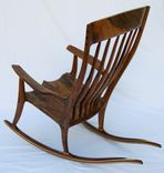 Figured Walnut Rocking Chair 2 small