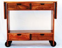 Koa Serving Cart 1 small