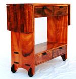 Koa Serving Cart 2 small