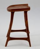 Figured Walnut Bar Stool 2 small