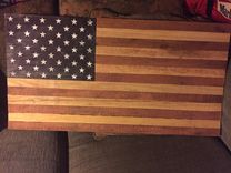 Rustic Distressed American Flag 2 small