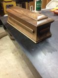 Walnut Casket Cribbage Board 2 small