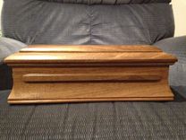 Walnut Casket Cribbage Board 3 small
