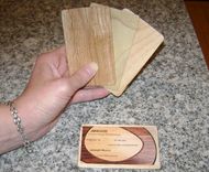 Business Card Hardwood Placards 1 small