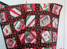 Christmas Quilt With Photos 1 small