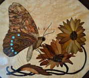 Jewelry/Keepsake Box With Butterfly Marquetry Inlay 2 small