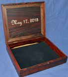 Custom Wood Inlay Keepsake/Jewelry Box 5 small