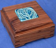 Keepsake Box With Tile Insert 2 small