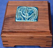 Keepsake Box With Tile Insert 4 small