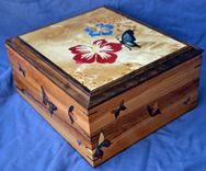 Butterfly And Hibiscus Jewelry Box 4 small